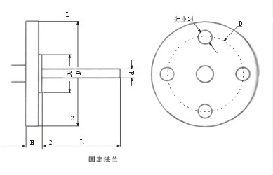 雙金屬溫度計(jì)固定法蘭